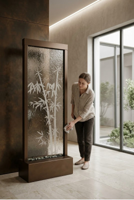 Designer parete divisoria Pareti di lusso Colonne d'acqua Parete d'acqua pareti divisorie