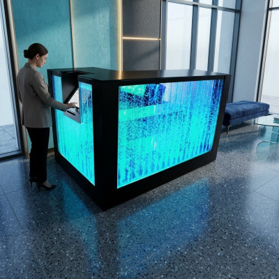Tavolo Acqua Bar Parete Bar Bancone Illuminato Bancone del Bar a LED