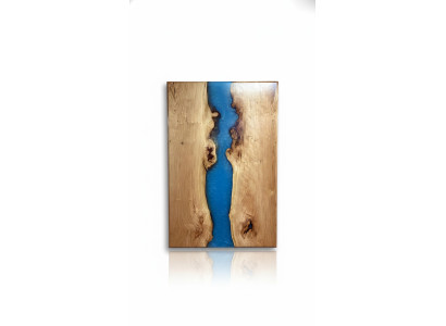 Tavolo da pranzo River Table Massiv Tische 220x100 Tavolo fluviale Mare Waterfall Resina epossidica