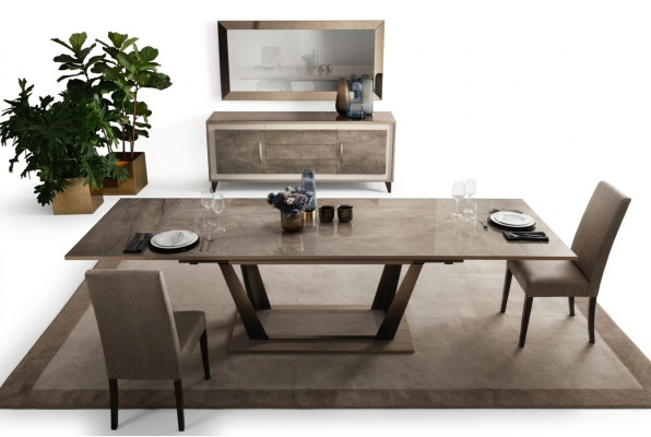 Tavolo da pranzo Tavolo Sala da pranzo Soggiorno Set in legno Tavoli di design 200x102/294cm