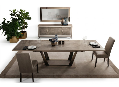 Tavolo da pranzo Tavolo Sala da pranzo Soggiorno Set in legno Tavoli di design 200x102/294cm