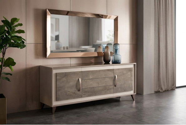 Comò credenza legno buffet vetrina lussuoso mobile set arredoclassic.