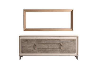 Comò credenza legno buffet vetrina lussuoso mobile set arredoclassic.