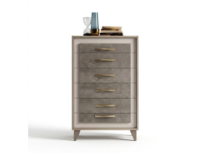 Comò Armadio Alto Sideboard Tavolino Comò Designer Legno Prezioso Mobili di Lusso