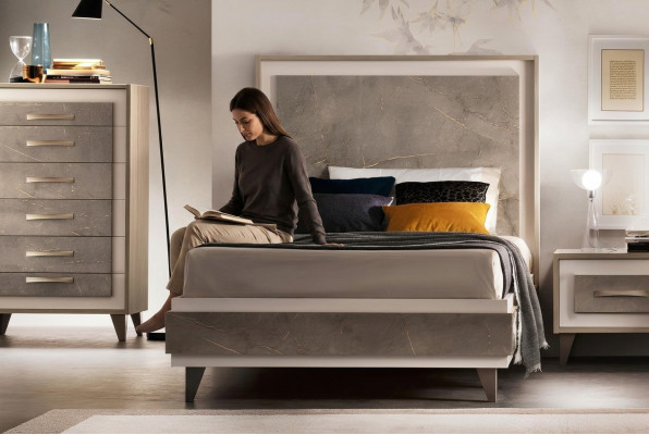 Letto imbottito Letti Letto Imbottita Legno Designer Hotel Design arredoclassic 120 cm