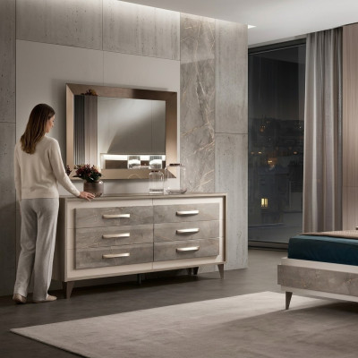 Comò 6 cassetti credenza mobiletto credenza comodini arredoclassico