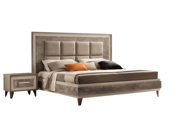 Camera da letto 3 pezzi. Set Letto 2x Comodino Consolle Classic Hotel Bedding