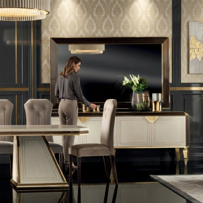 Mobile stilista tavolino basso armadio legno lusso scaffale credenza soggiorno