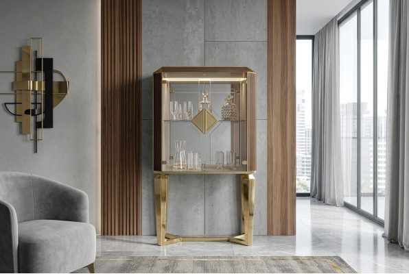 Armadio Bar Mobile Bar Vetrina Soggiorno Scaffale di design Mobili classici