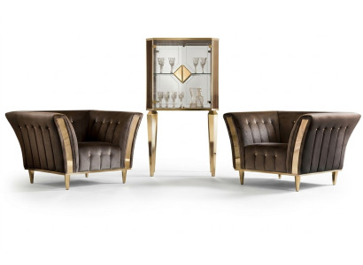 Poltrona Club Lounge Poltrona Sedia Divano Imbottito 1 Posto Velluto arredoclassic