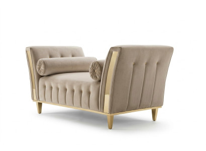 Panchina, sgabello, poggiapiedi, sgabello supplementare, otomana, divano chaise longue, panca, otomana, nuovo.