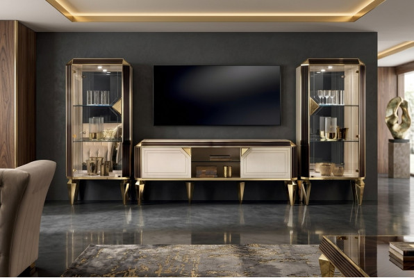Designer rtv tv credenza mobile basso mobile scaffale lusso soggiorno bacheca