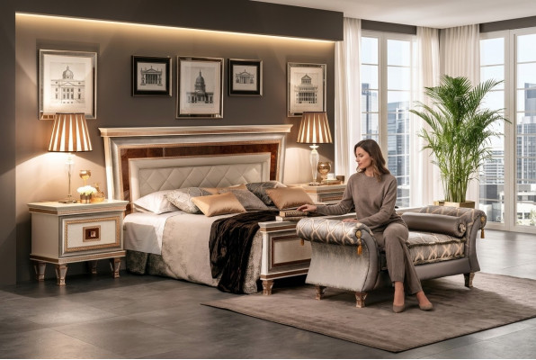 Letto matrimoniale design letto imbottito 180x200 letto matrimoniale arredamento classico mobili.