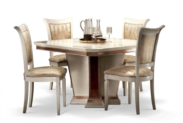 Set completo Tavolo da pranzo 4 sedie Set da pranzo Set da pranzo Legno Tavolo Tavoli 5 pezzi