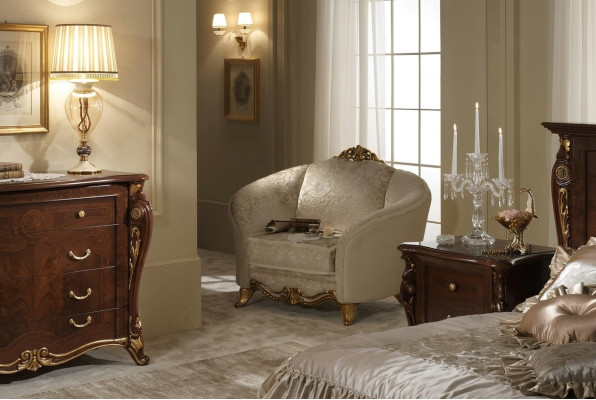 Poltrona Design Sedia Imbottita Club Nuova Relax Tessuto Tessile Lounge TV 1 Posto