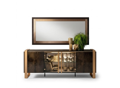 Comò Credenza Comò Credenze Soggiorno Barocco Tavolino Specchio Nuovo
