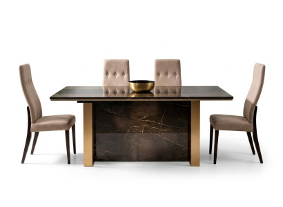 Tavolo da pranzo, gruppo di tavoli da salotto e sala da pranzo, in legno, design, tavoli 200x100cm.
