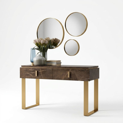 Tavolo consolle design in legno, tavolo consolle, tavoli consolle, tavolo da trucco, credenza.