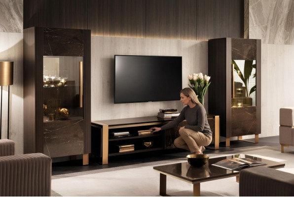 Disegnatore TV mobile credenza bassa armadio mobile scaffale lusso vivente