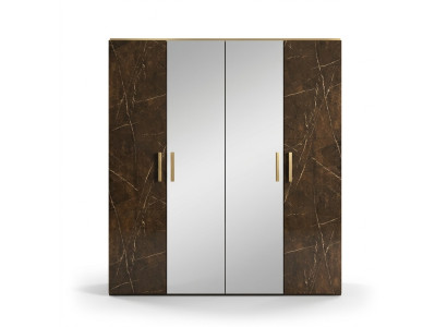 Armadio per abiti di lusso, armadi per abiti di design, mobili lucidi per la casa in legno nuovo.