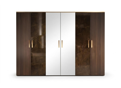 Guardaroba di lusso Armadi guardaroba Mobili lucidi di design in legno Nuovo