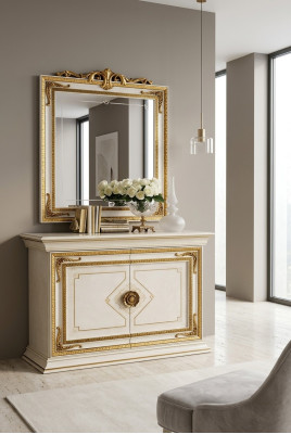 Antica commode in stile barocco per soggiorno camera da letto mensola credenza