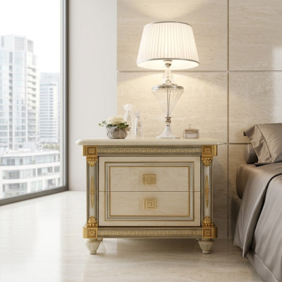 Design comodino consolle tavolini da salotto camera da letto legno console di lusso nuovi