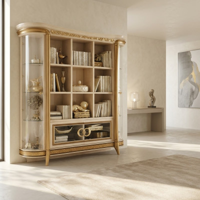 Ufficio Libreria Scaffale per documenti Mobili di lusso Stile Antico Armadio arredoclassico
