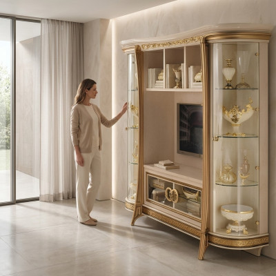 Soggiorno design parete attrezzata TV parete multimediale mobile TV parete TV mobile parete soggiorno