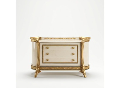 Comò Sideboard Comodini Credenzini 3 cassetti Armadio mobile in legno Nuovo