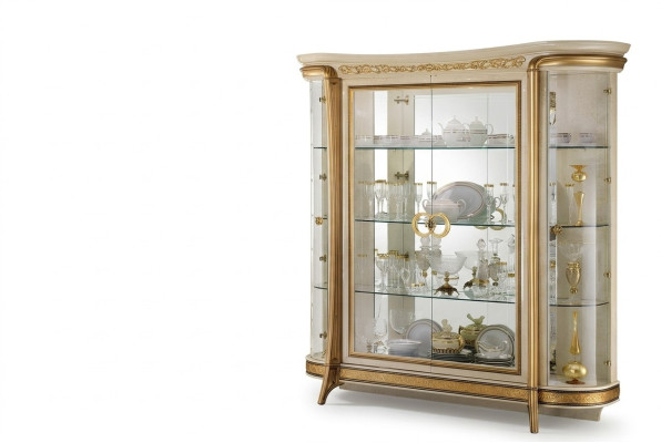 Vetrina Armadio Vetrine classiche Armadi soggiorno Credenza arredoclassico