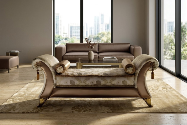 Chaiselounge Lettino Divano Chaise Couch Sofa Lounge Sedile Imbottito Club arredoclassic