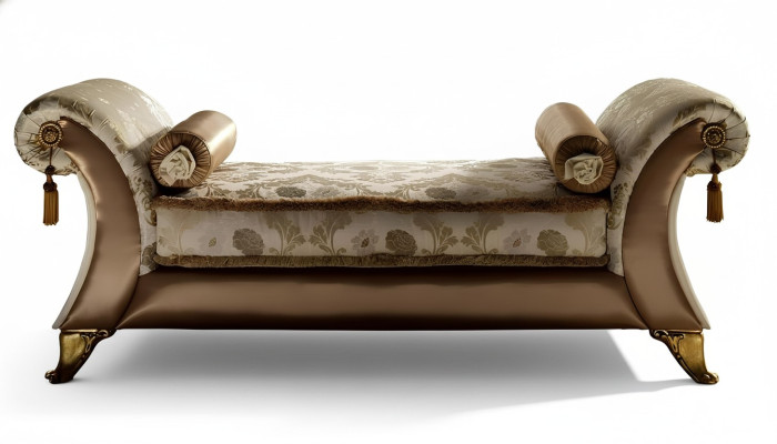 Chaiselounge Lettino Divano Chaise Couch Sofa Lounge Sedile Imbottito Club arredoclassic