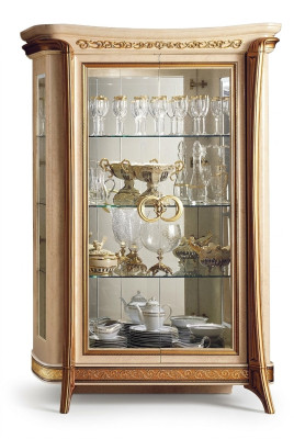 Mobili design in legno stile classico Vetrina barocca Mobili italiani credenza