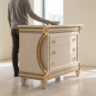 Comodini Credenza Cassetti Mobile in legno Design Armadio Tavolo consolle Armadi Nuovi