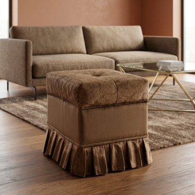 Design sgabello banca Pouf di lusso poggiapiedi mobili imbottito sgabello da seduta arredoclassico