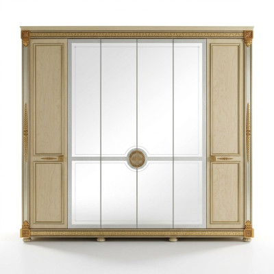 Mobili classici Armadio Armadio Armadio Guardaroba 6 ante Legno Nuovo