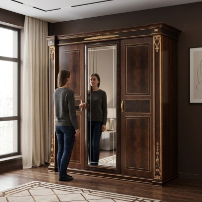 Mobili armadio Design Armadi guardaroba Mobili da camera da letto Arredamento Mobili in legno Nuovi
