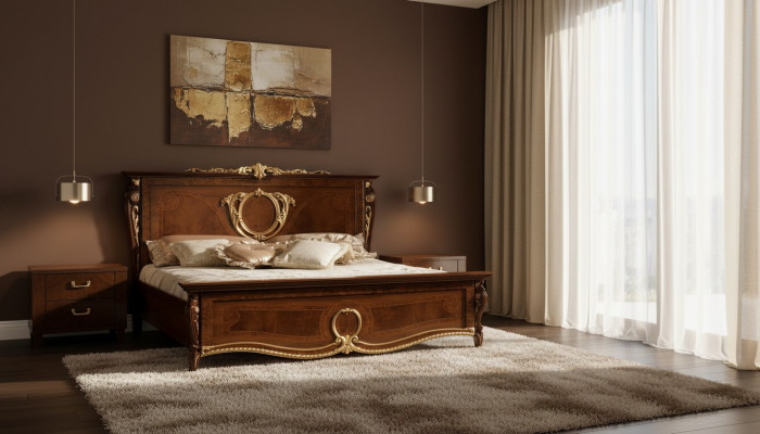 Mobili da camera da letto italiani Letto matrimoniale imbottito Design di lusso Letti matrimoniali Ehe Neu