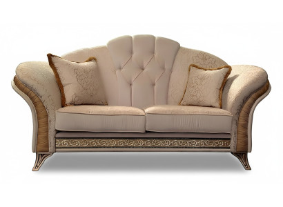 Divano 2 posti design divano imbottito classico in tessuto arredoclassic due posti.