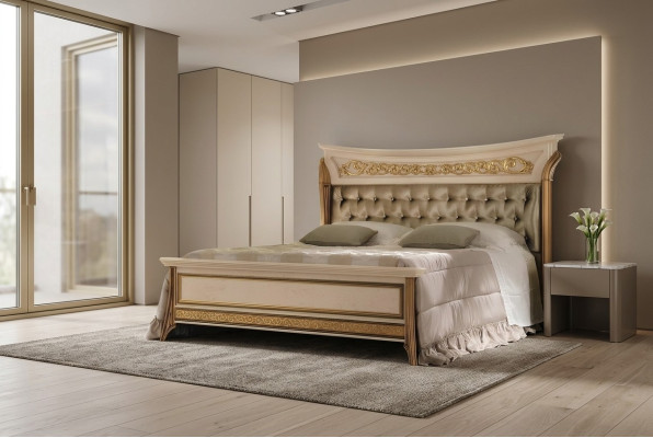 Letto Letto imbottito Letti Imbottiti Designer Hotel Matrimoniale 180x200 arredoclassic