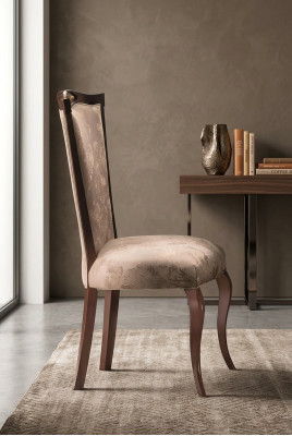 Sedia di design di lusso con poltrona imbottita 1 poltrona soggiorno sala da pranzo in tessuto