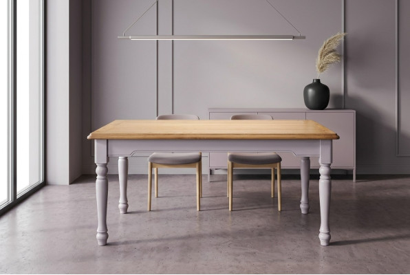 Tavolo da pranzo Tavoli Tavolo Ufficio Design Legno Tavolo da conferenza Riunione 140cm