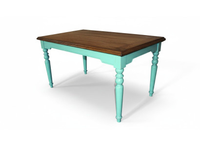 Tavolo da pranzo Gruppo di tavoli Sala da pranzo Soggiorno Set in legno Design Tavoli 150cm nuovo