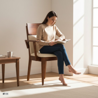 sedie sedia poltrona imbottita legno massello tessuto legno poltrona pelle nuova lounge
