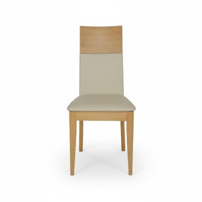 Sedie Sedia Poltrona Legno massiccio Tessuto Legno Poltrona Pelle Nuovo Lounge Imbottito