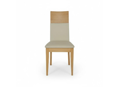 Sedie Sedia Poltrona Legno massiccio Tessuto Legno Poltrona Pelle Nuovo Lounge Imbottito