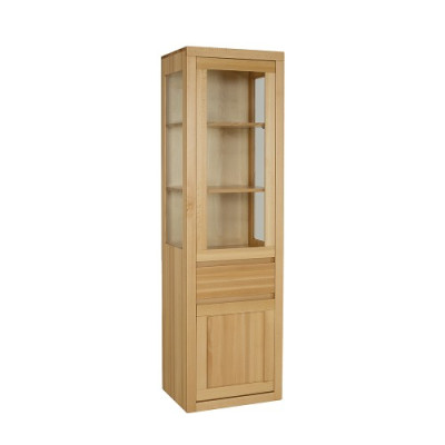 Vetrina in vetro Armadio in legno Armadio da camera da letto fatto a mano Legno massello