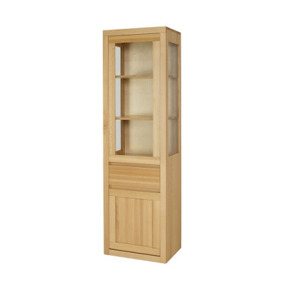 Vetrina in vetro Armadio in legno Armadio da camera da letto fatto a mano Legno massello