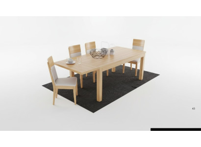Gruppo sala da pranzo completo Set di mobili 7 pezzi Tavolo Tavoli in legno massiccio Nuovi